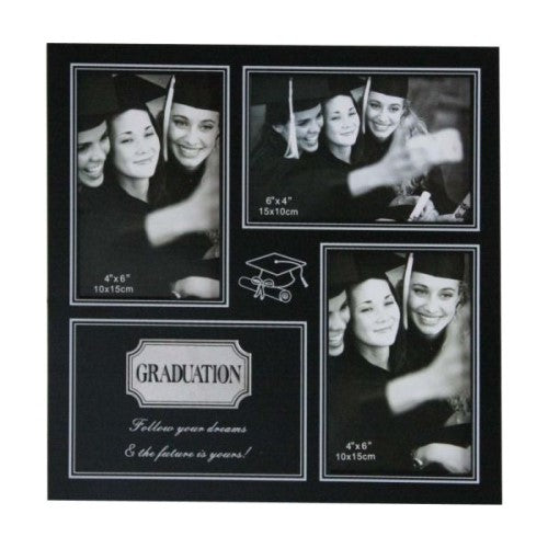 SCHOOL ORDER - TGE-GR17 Graduation-Frame-with-3-Photos ($14.95 ex GST)